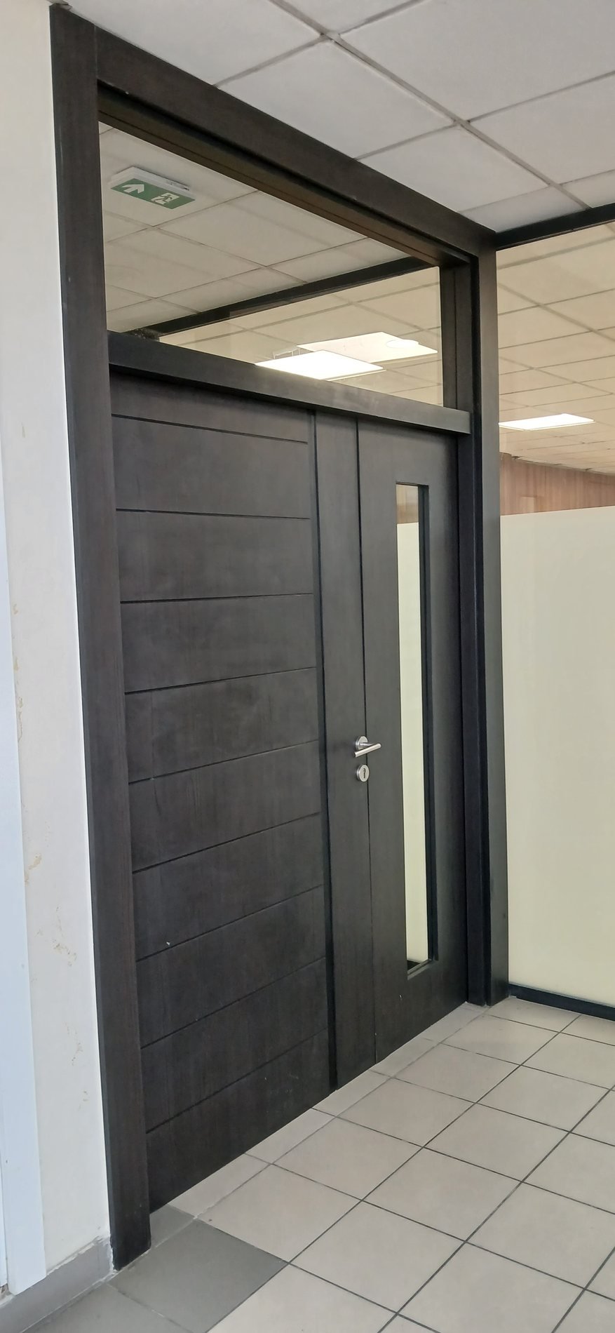 Porte vitrée pour bureau