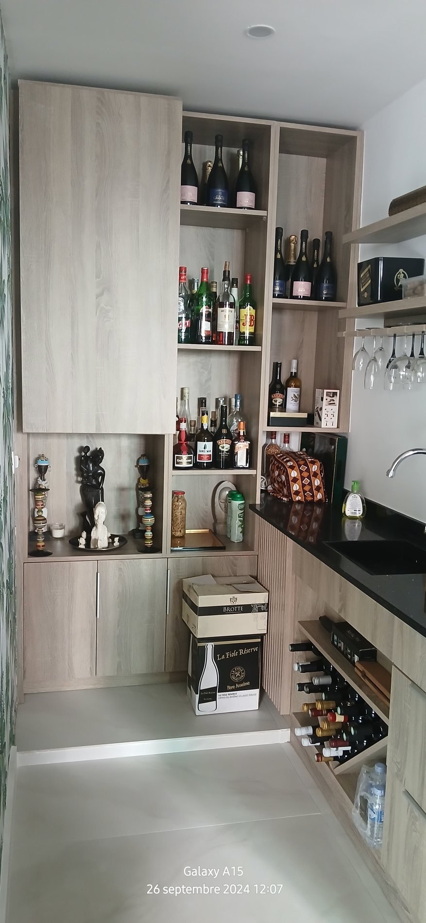 Cave à vin intégrée
